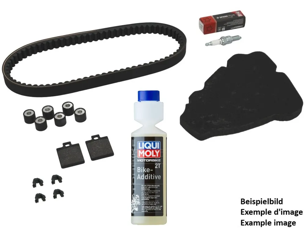 Vente Directe Inspektionskit Premium (OEM) mit Bremsbelägen + Additiv Aprilia Sport City One 2008-2011