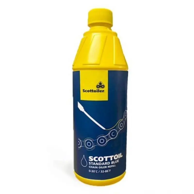 Nouvel Arrivage Scottoiler Ölnachfüllung für eSystem & vSystem Blue Kit Hochtemp. 0-30°C – 500ml