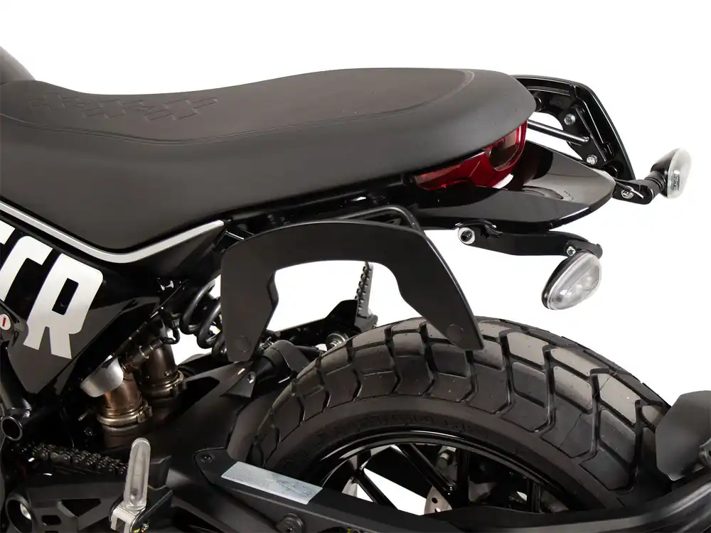 Support latéral C-Bow noir pour Ducati Scrambler 800 Icon (23-) Hepco & Becker Certifié