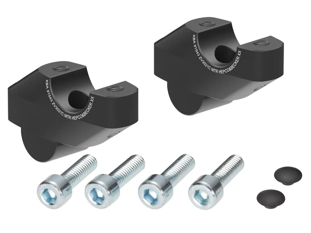Usine Directe Augmentation du guidon H=30 mm avec déport 21 mm retour noir pour Honda CMX 500 Rebel (17-)