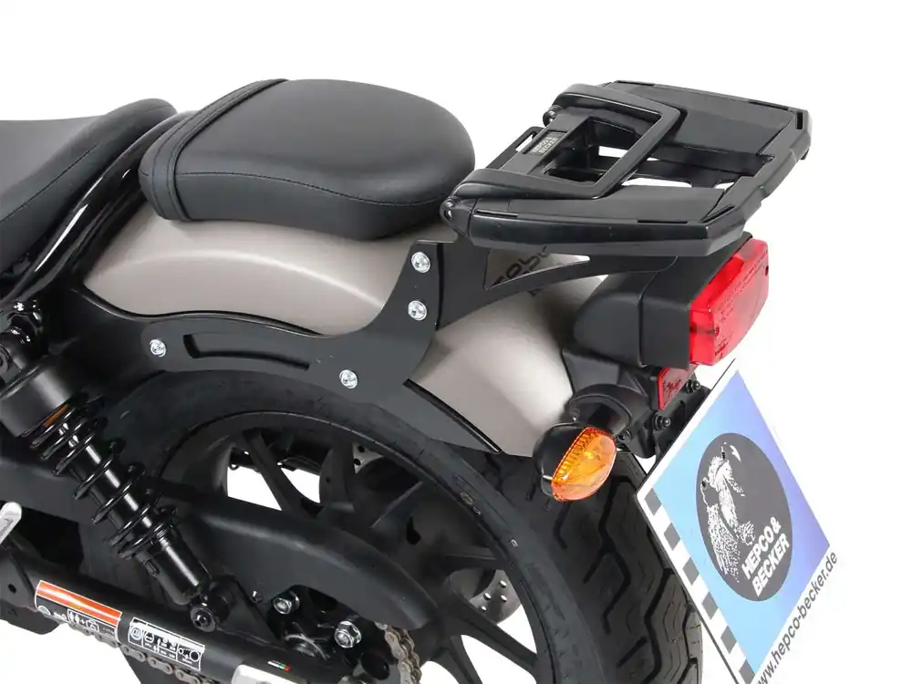 Bon Plan Easyrack porte-topca noir pour Honda CMX 500 Rebel (17-) Hepco & Becker