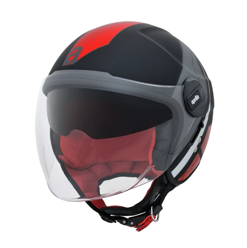 Aprilia casque jet A-Jet noir mat XS Nouvelle Collection