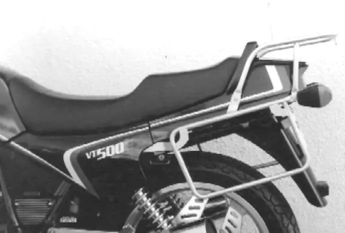 Commande En Gros Porte-bagages tubulaire support de top case et porte-bagages latéraux chromé pour Honda VT 500 E (83-88)