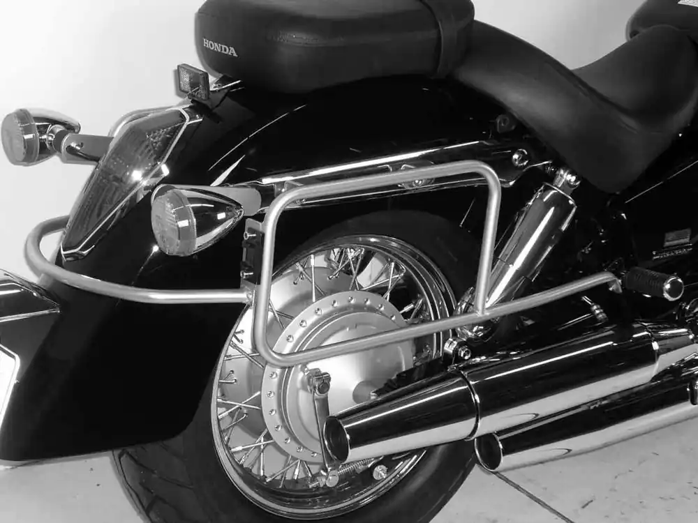 Bon Plan Porte-bagages latéraux vissés en chrome pour Honda VT 750 C Shadow (08-16) Hepco & Becker