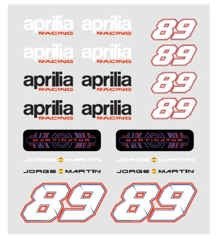 Must-Have Autocollant Aprilia Racing 89