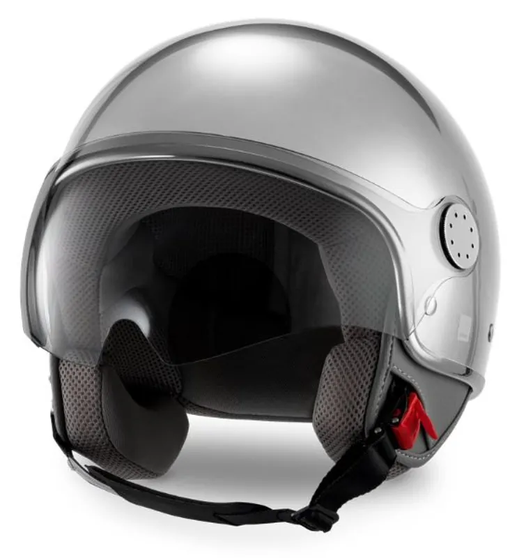 Expédié Aujourd&rsquo;hui Casque jet Vespa Visor 4.0 DEC Blade argent mat XS