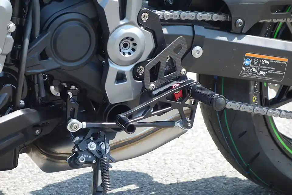 Commander Vite LSL 2Slide Rastenanlage für Kawasaki Z900, 2017-2019, schwarz-rot