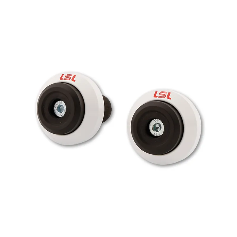 Super Prix LSL Achs Ball GONIA für Triumph Speed Triple, weiß, vorn