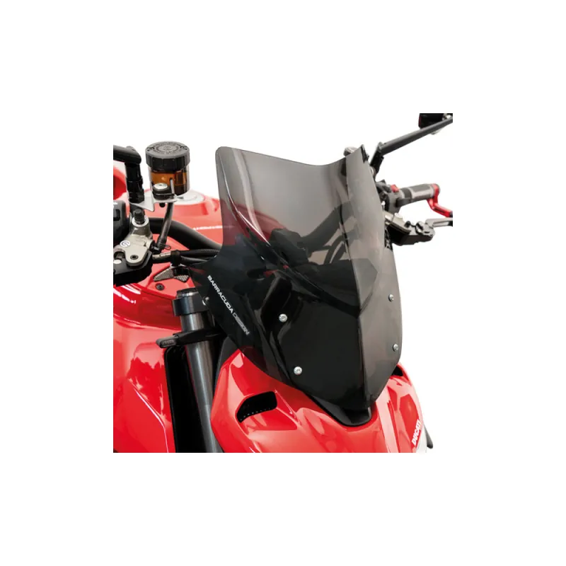 Dernier Modèle Barracuda Windschild Aerosport Plexiglas für Ducati Streetfighter V4 2020-