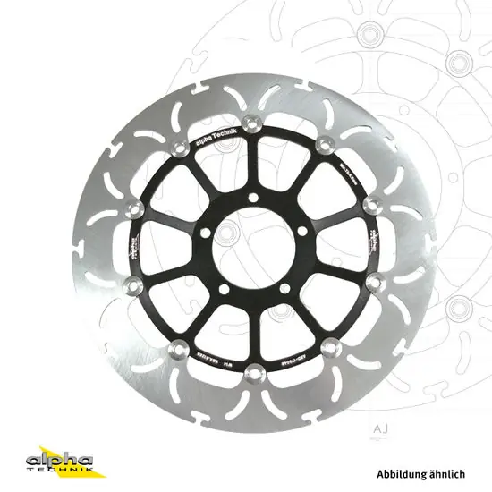 Top Vente alpha Technik Bremsscheibe Omega-Design ABD33, vorne für Honda CBR1000RR