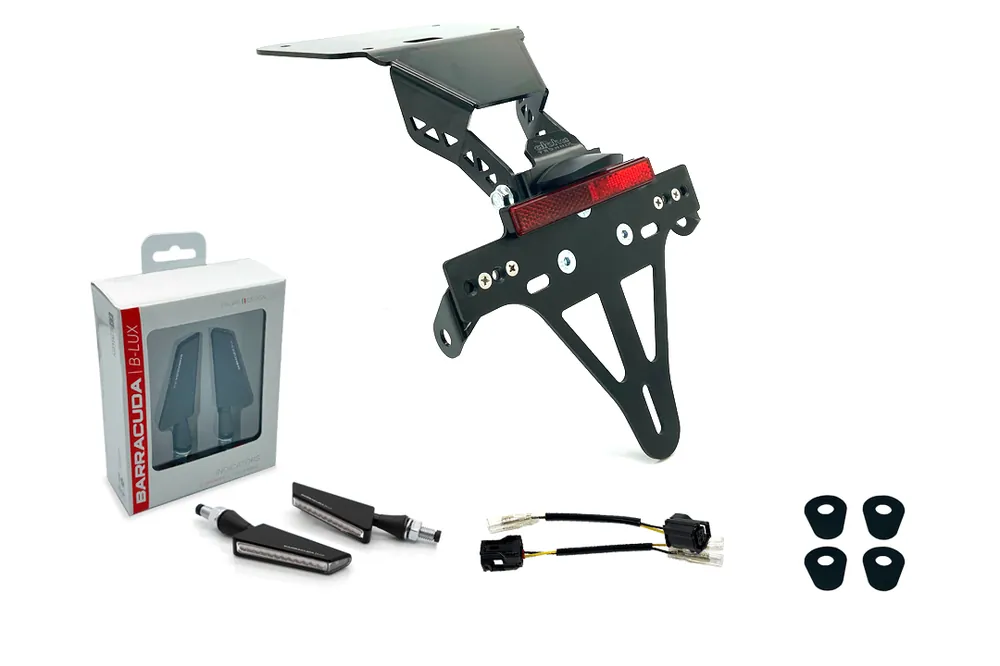 Affaire À Saisir alpha Technik Kennzeichenhalter-Blinker-Kit SQ-LED (vorne + hinten) für Yamaha YZF-R3 / MT03 Modellj