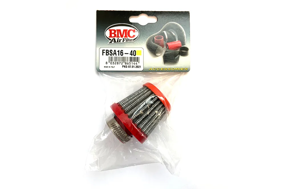 BMC Filter zur Motorentlüftung 16 mm x 40 mm Bon Plan