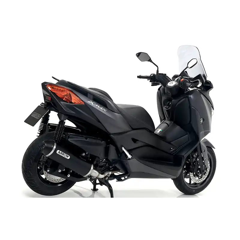 ARROW Auspuff DARK URBAN für Yamaha XMAX 400 2017-, Aluminium schwarz Meilleure Vente