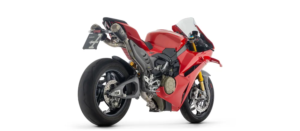 ARROW Competition Titan PRO RACE DARK Komplettanlage für Ducati Panigale V4 2025- Jusqu&rsquo;à Épuisement Des Stocks