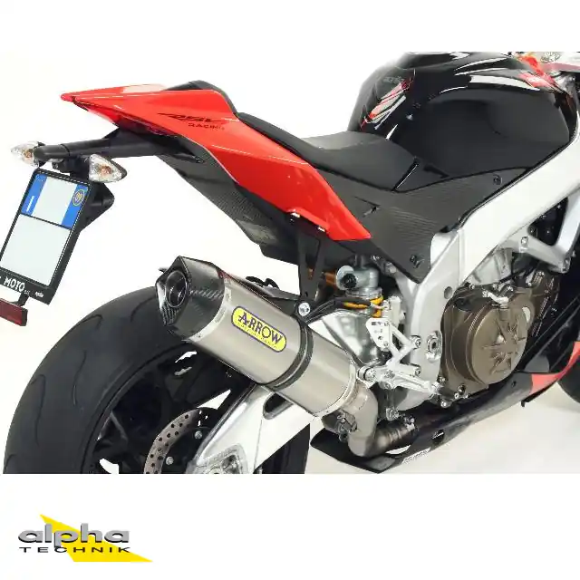 ARROW Auspuff RACE TECH für Aprilia RSV4 / V4R / RSV4RF / Tuono V4 aus Titan Prix Choc