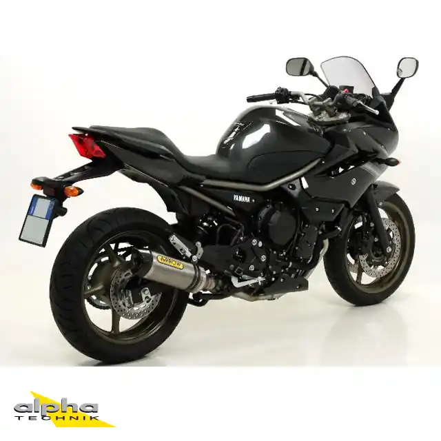 Top Vente ARROW Auspuff THUNDER für Yamaha XJ6 Diversion 2009-2016, Aluminium (Nur für ARROW Krümmer)