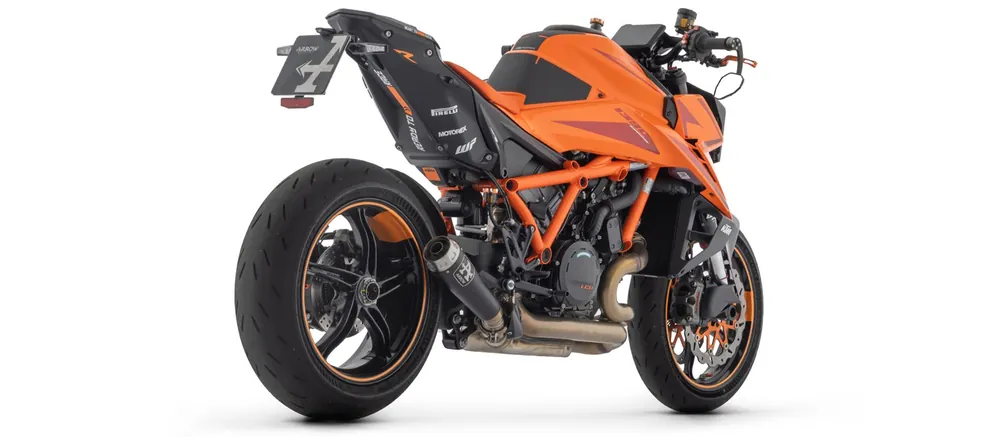 ARROW Auspuff PRO RACE DARK NiChrom schwarz für KTM DUKE 125, DUKE 390 Modelljahr 2024- Populaire