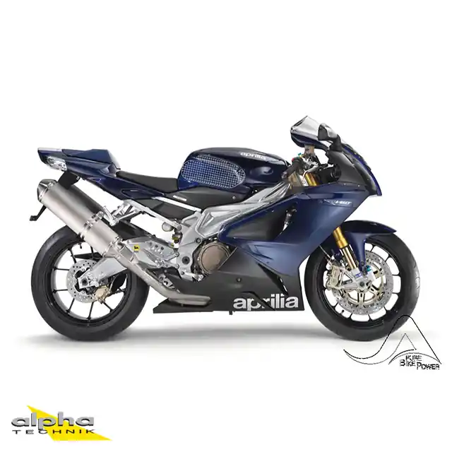 Soldes Stompgrip schwarz, Volcano, für Aprilia RSV1000R, 2004-2009, Tuono 1000R, 2006-2010