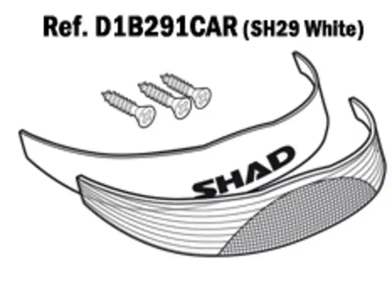 SHAD SH29 Reflektor weiß Remise