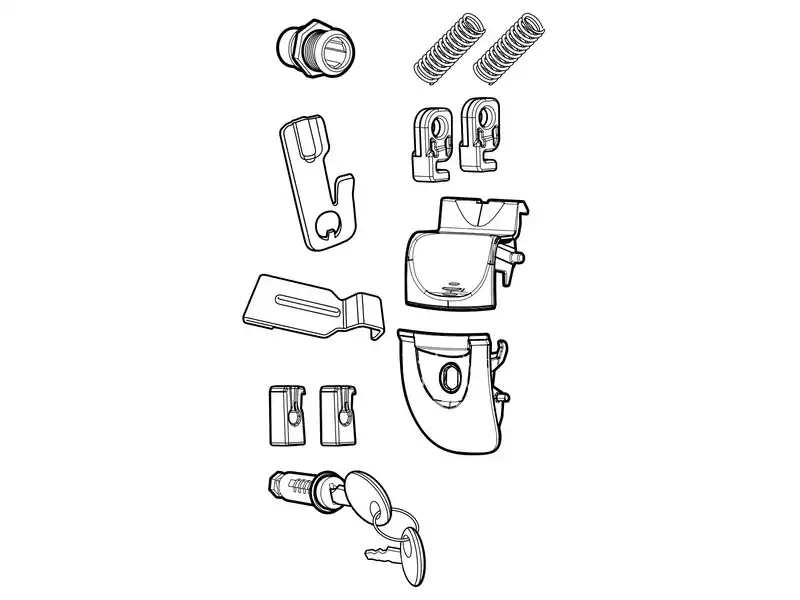 SHAD SH33 Schlossmechanismus Expédié Aujourd&rsquo;hui
