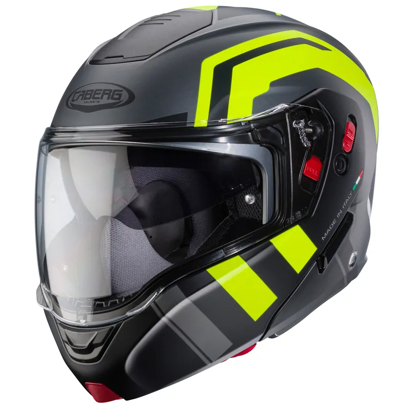 Caberg casque Horus X Road mat-gun metallic/noir-fluo-jaune XS Commande En Gros