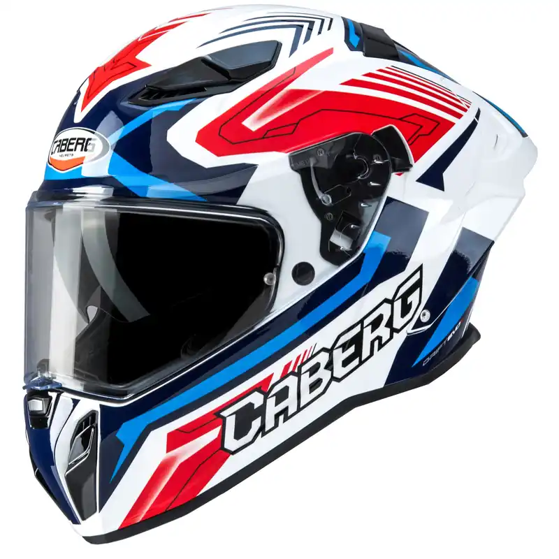 Quantité Limitée Caberg casque Drift Evo II Jarama blanc/rouge-bleu XS