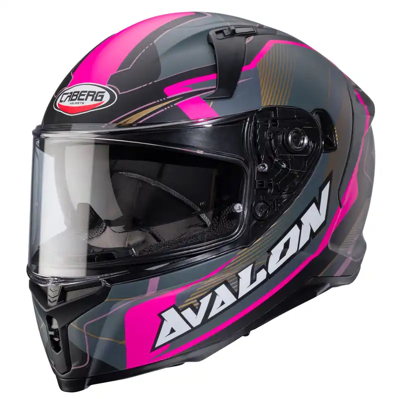 Caberg casque Avalon X Optic noir mat/gris fuchsia XS Seulement Aujourd&rsquo;hui