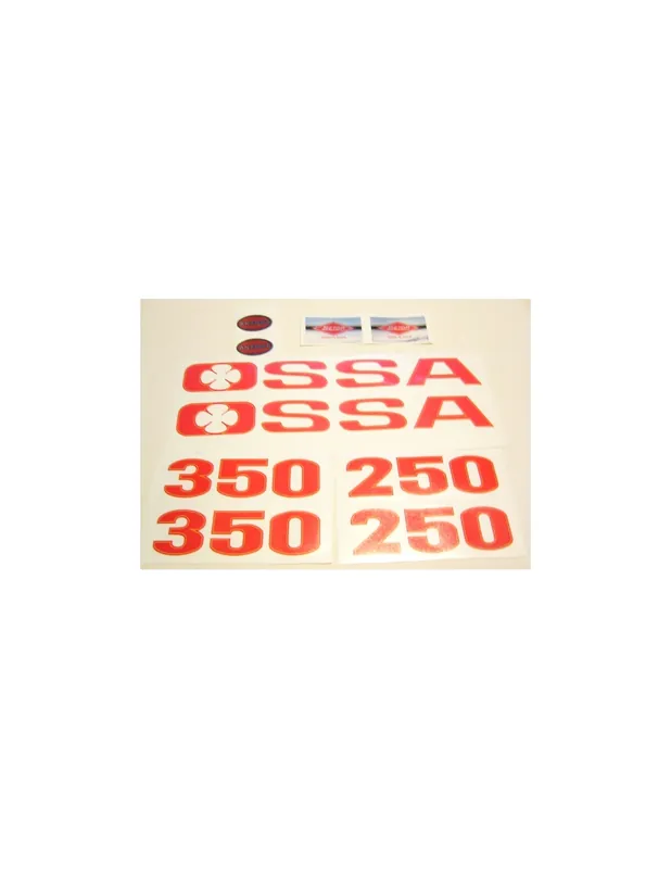 Ossa TR77 ensemble complet de stickers Prix Promo